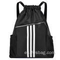 Mochila de la correa de nylon de moda personalizada Bolsas de mochila del gimnasio deportivo para hombres para hombres con logotipo